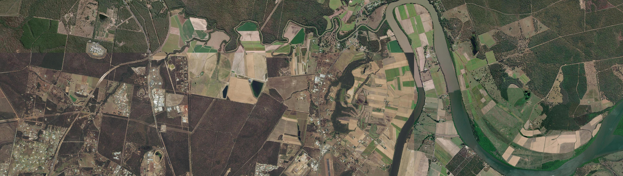 Aerial view of St Helens (Fraser Coast - Qld), QLD