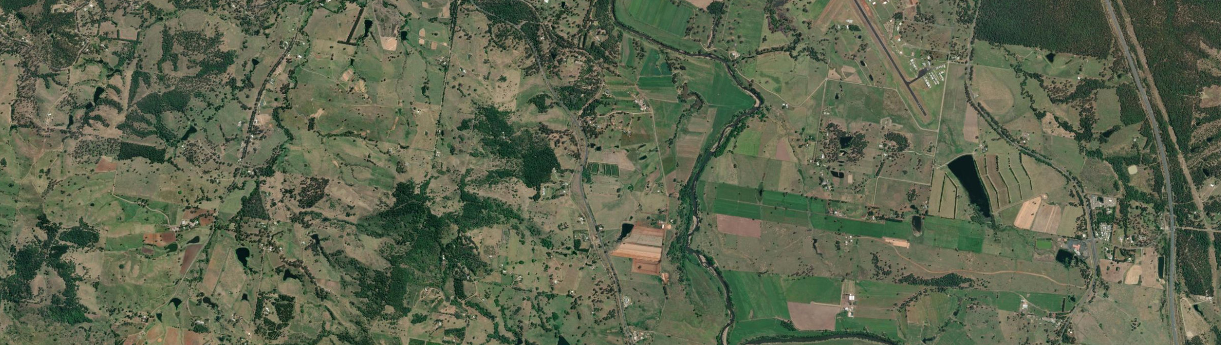 Aerial view of Gilldora, QLD