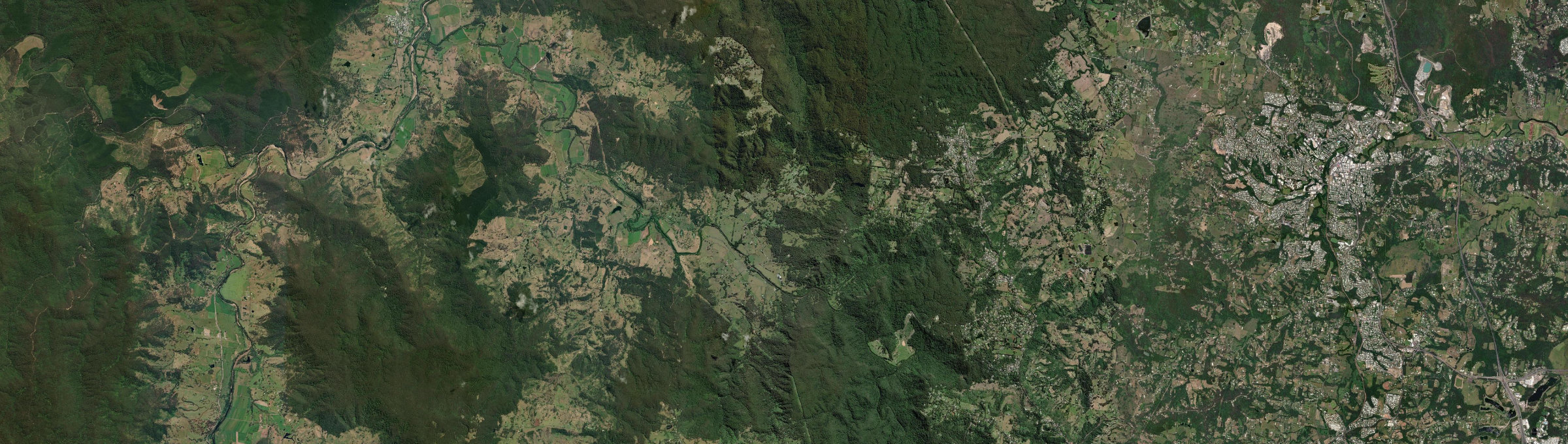 Aerial view of Obi Obi, QLD