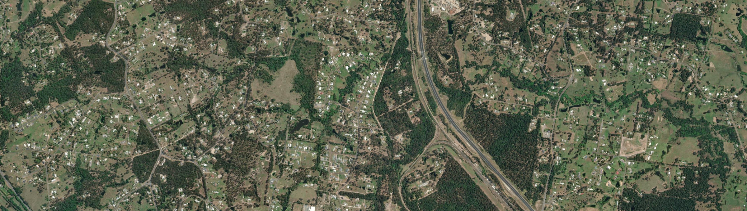 Aerial view of Banks Pocket, QLD