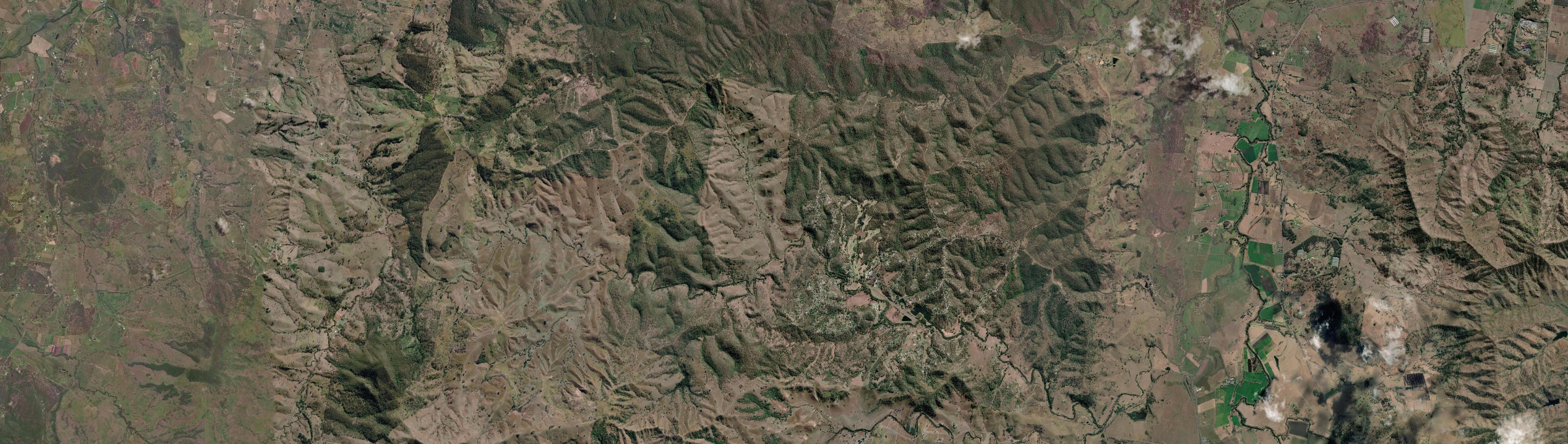 Aerial view of Kooralbyn, QLD