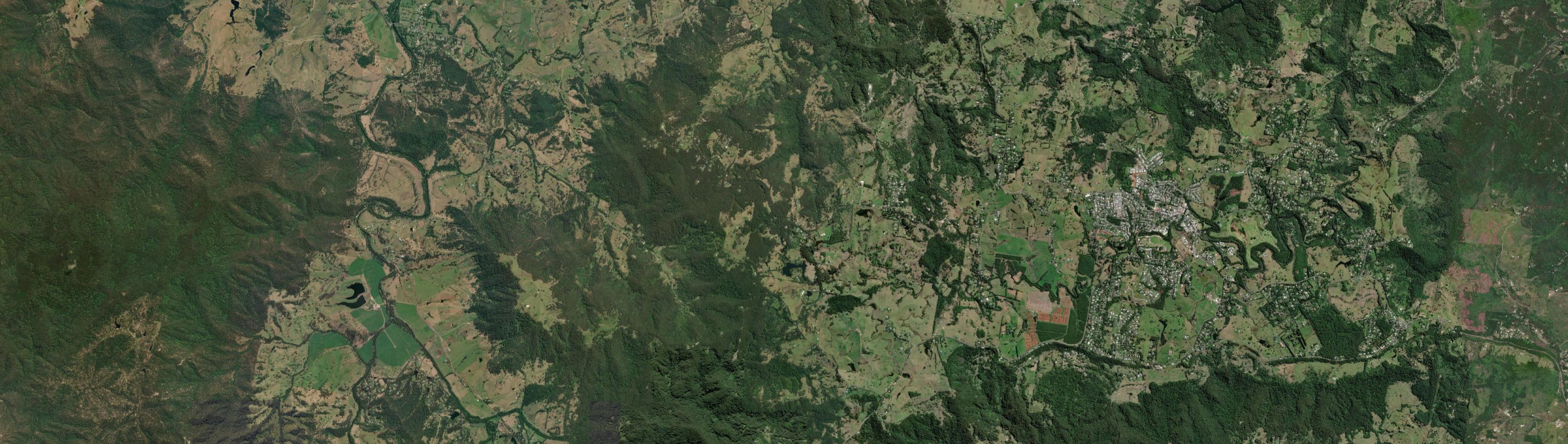 Aerial view of Reesville, QLD