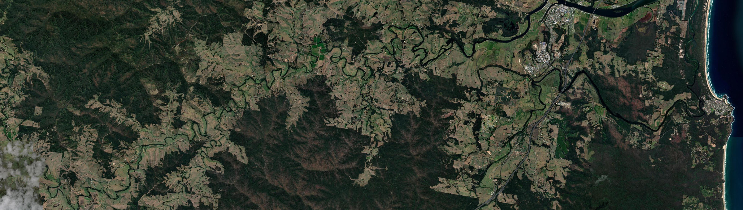 Aerial view of Utungun, NSW