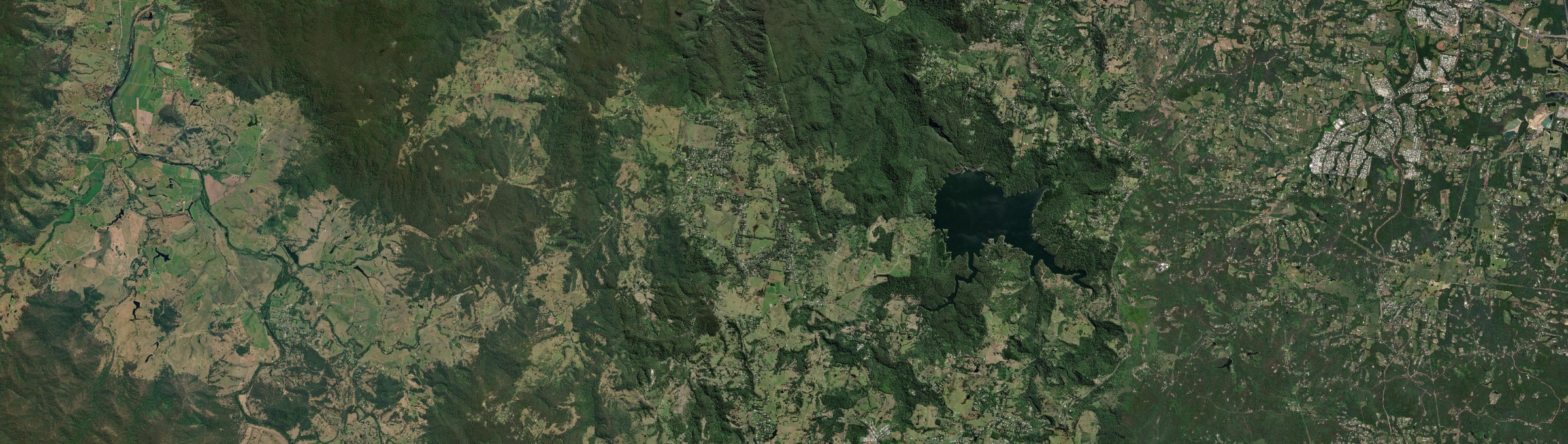 Aerial view of Witta, QLD