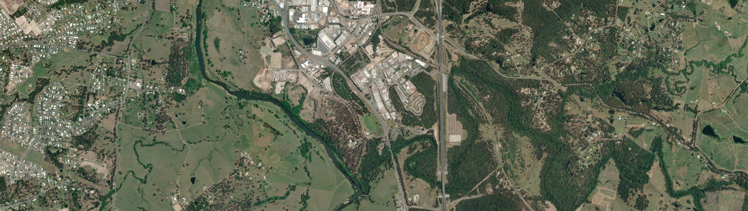 Aerial view of Glanmire (Qld), QLD