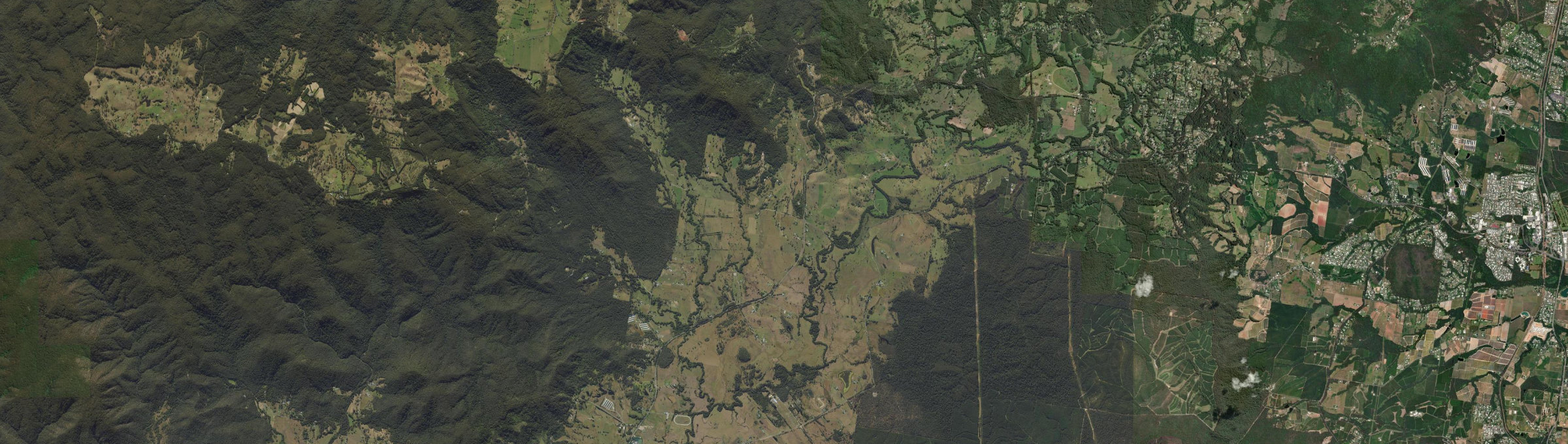 Aerial view of Cedarton, QLD