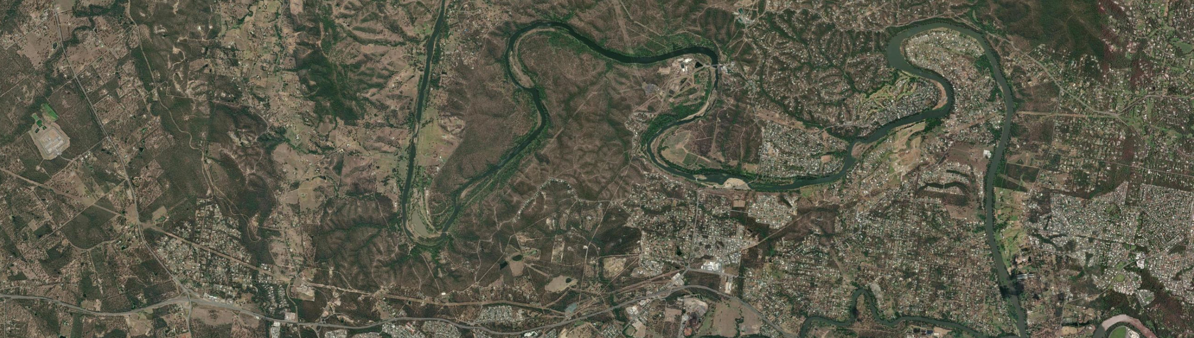 Aerial view of Chuwar, QLD