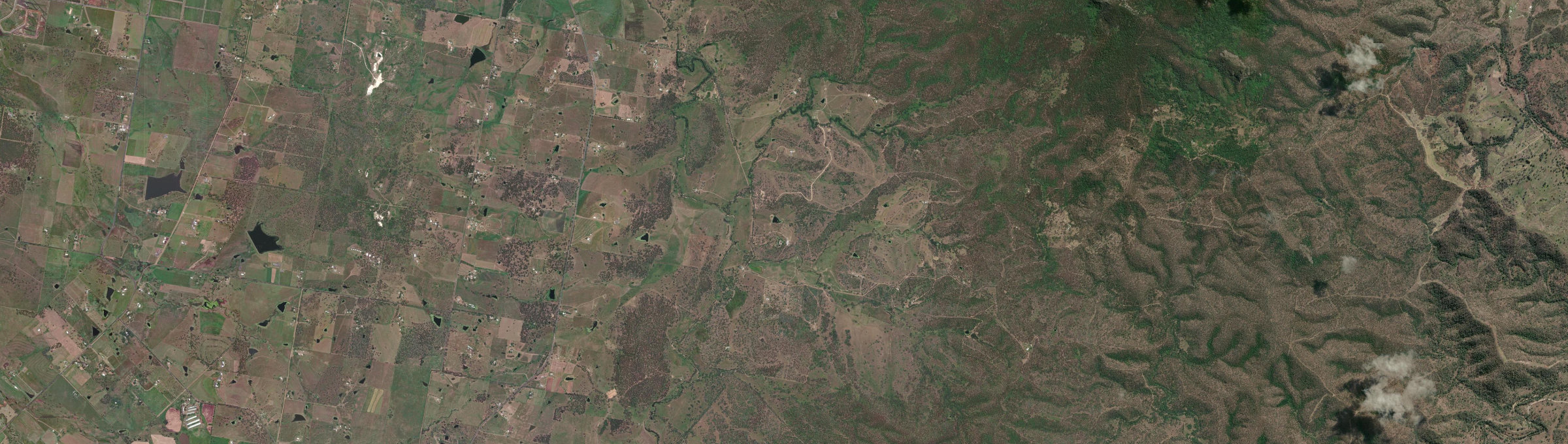 Aerial view of Washpool (Qld), QLD