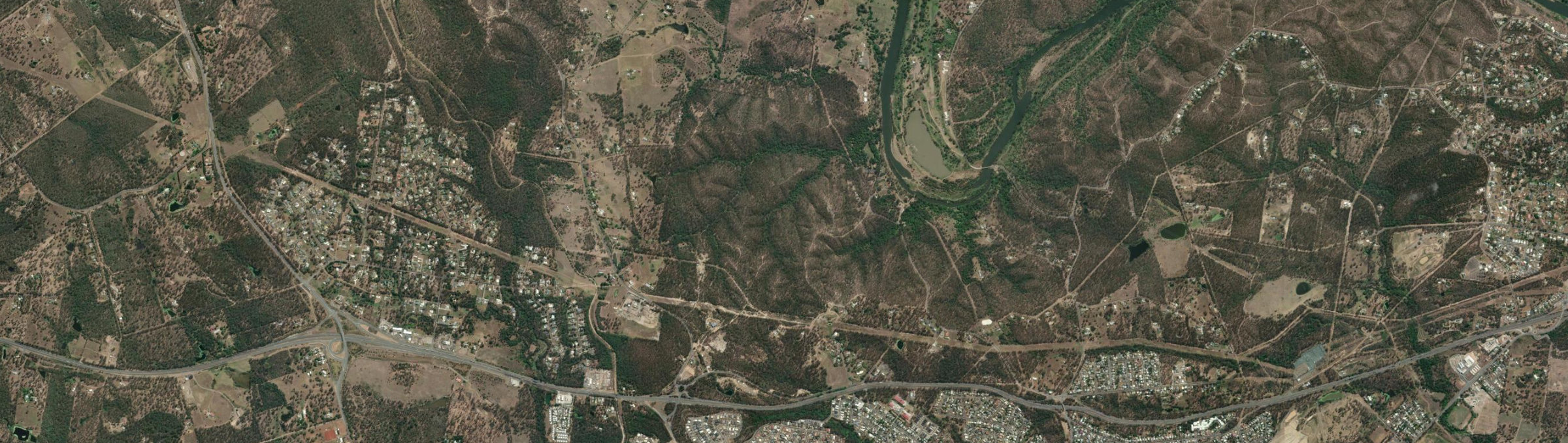 Aerial view of Muirlea, QLD