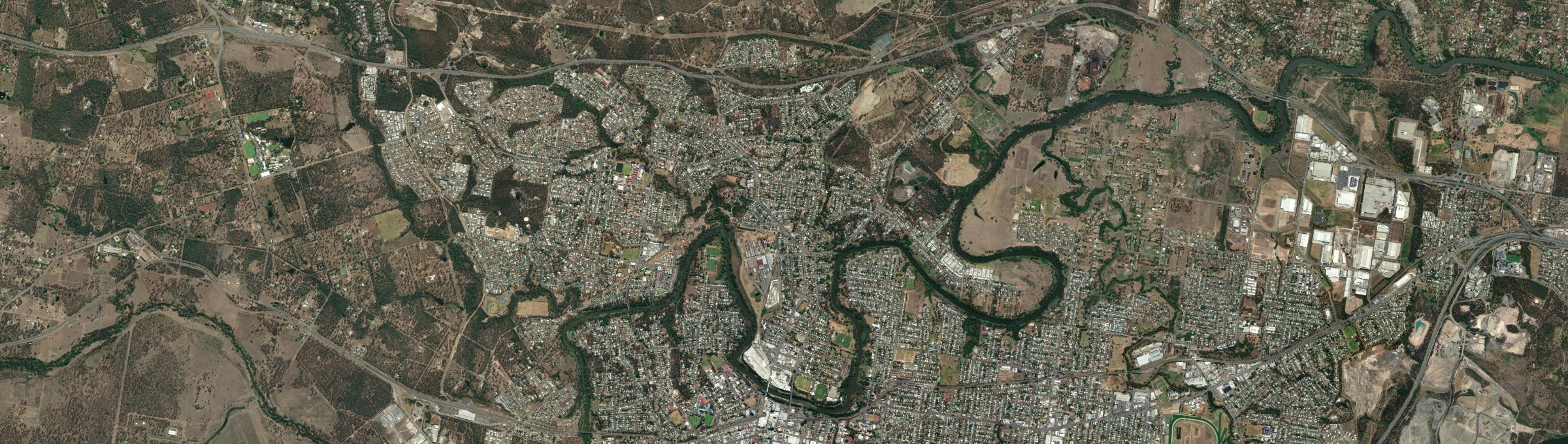 Aerial view of North Ipswich, QLD