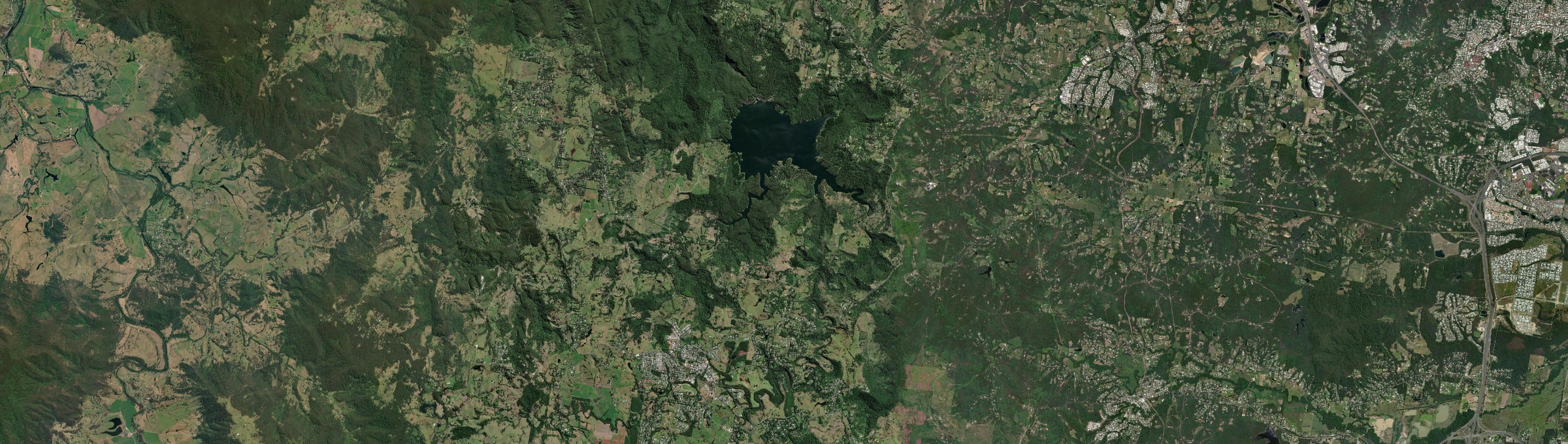 Aerial view of North Maleny, QLD