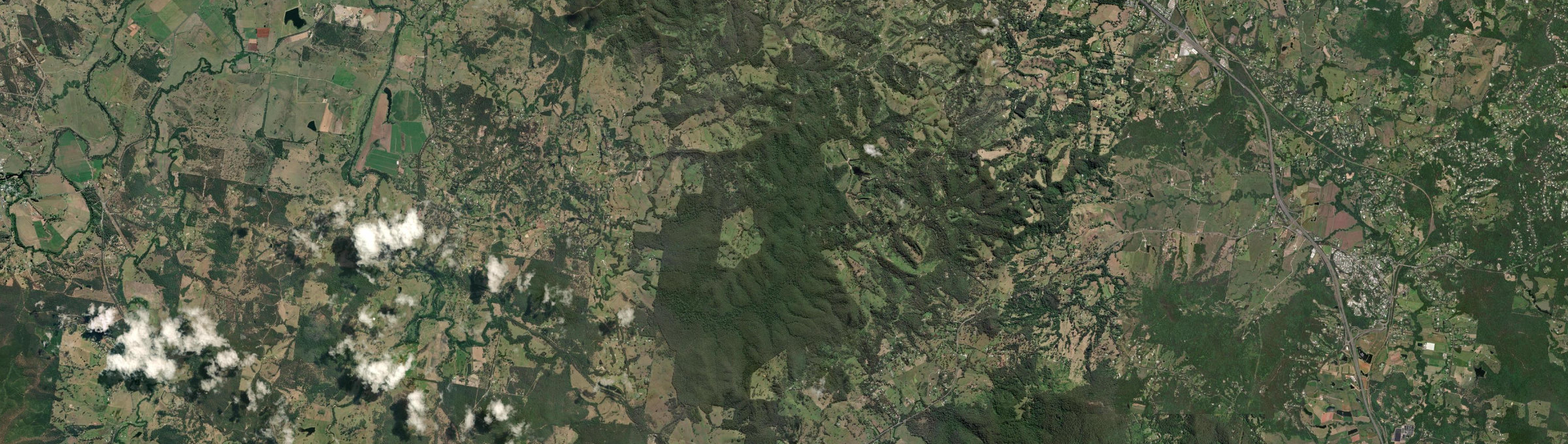 Aerial view of Ridgewood (Qld), QLD