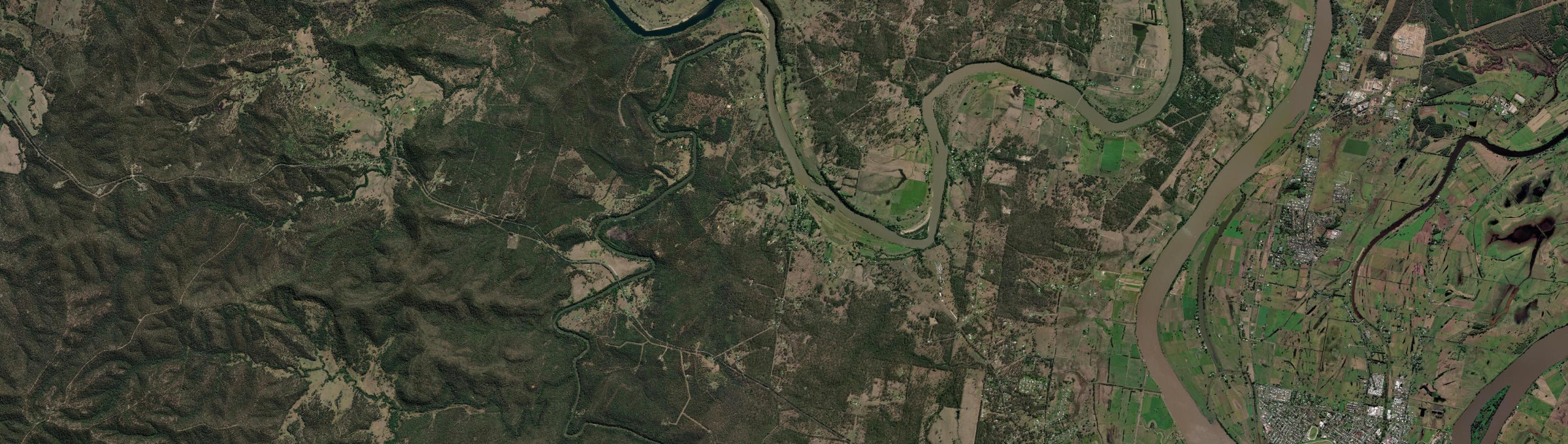 Aerial view of Eatonsville, NSW