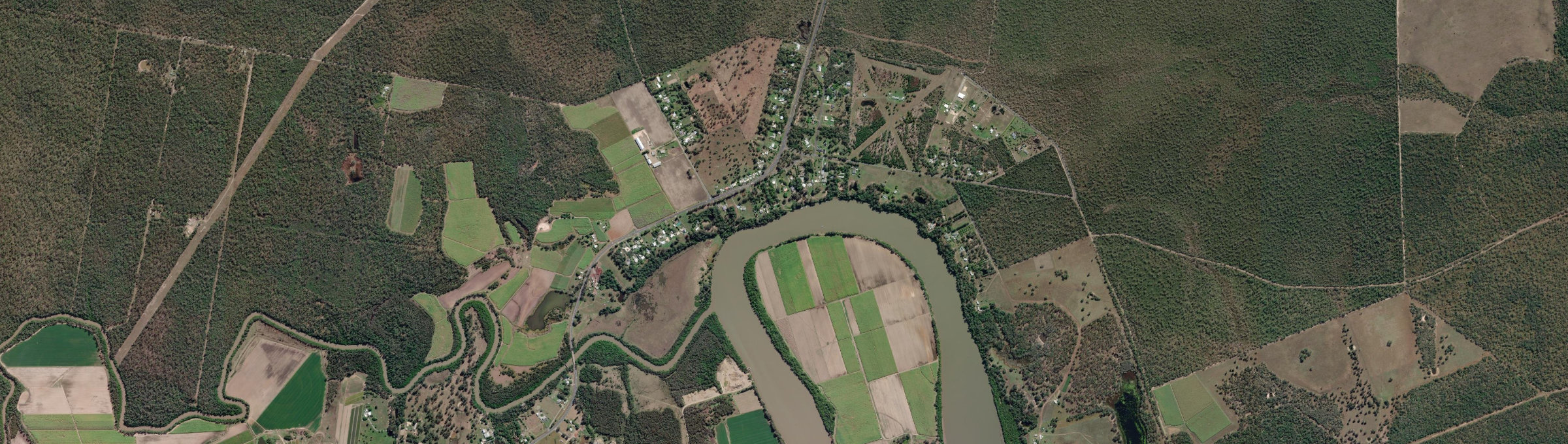 Aerial view of Dundathu, QLD
