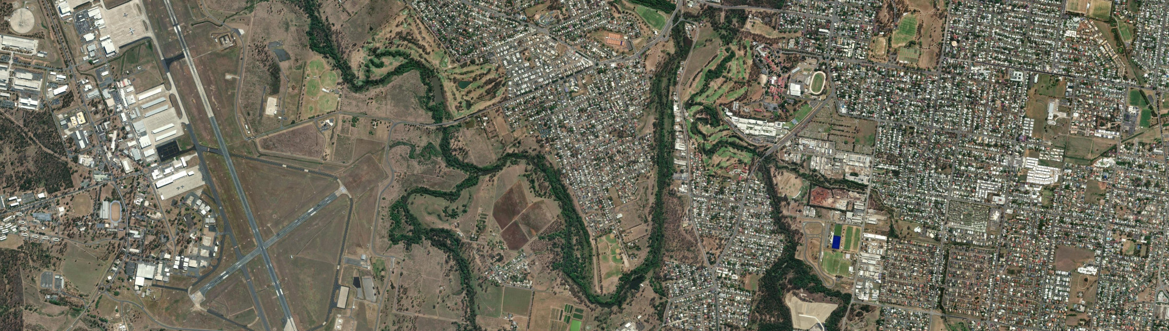 Aerial view of One Mile (Qld), QLD