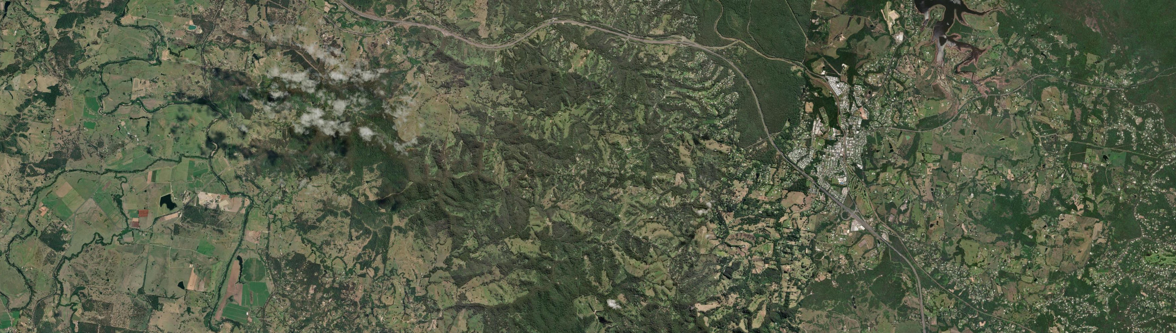 Aerial view of Black Mountain (Qld), QLD