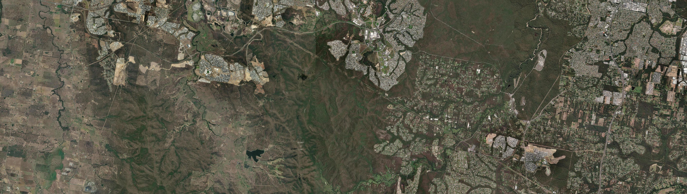 Aerial view of Spring Mountain (Qld), QLD
