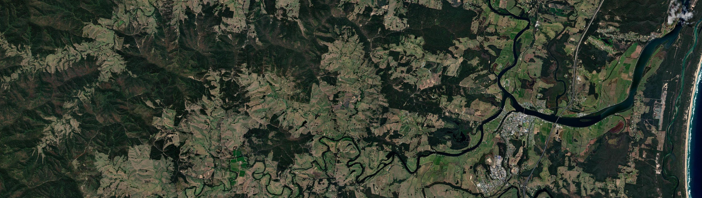 Aerial view of Talarm, NSW