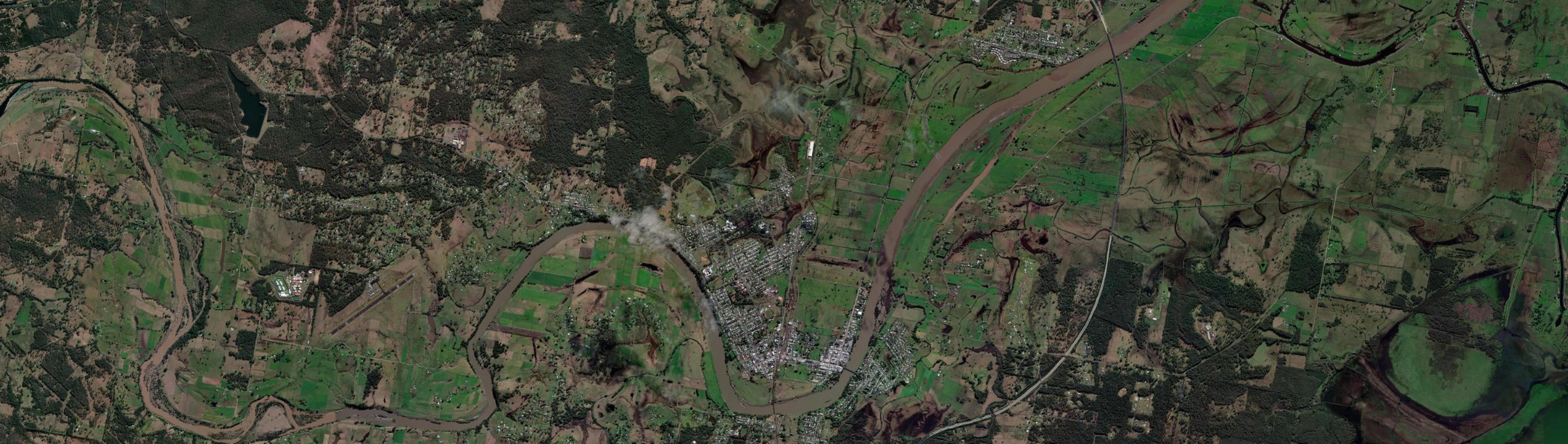 Aerial view of West Kempsey, NSW