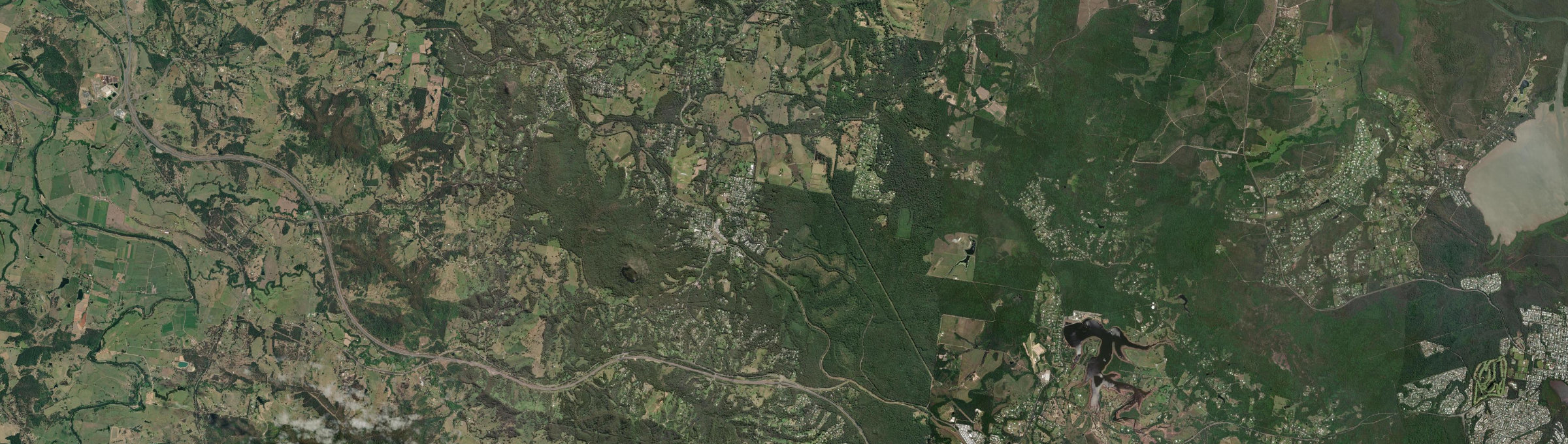 Aerial view of Pomona (Qld), QLD