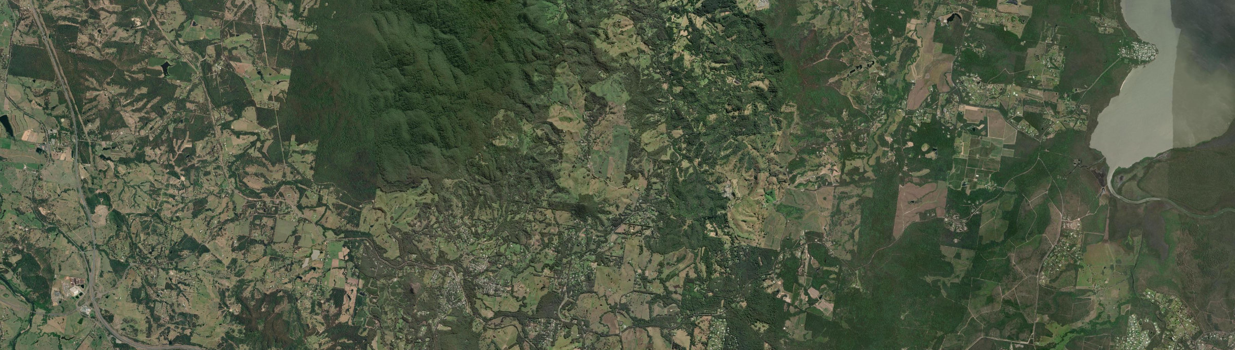 Aerial view of Pinbarren, QLD