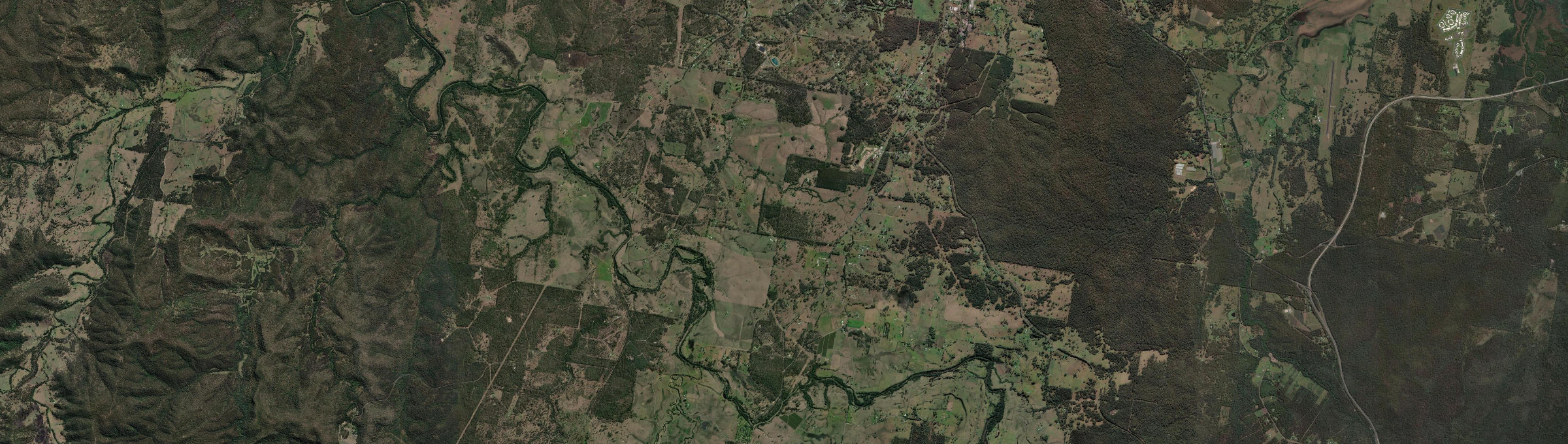 Aerial view of Elland, NSW