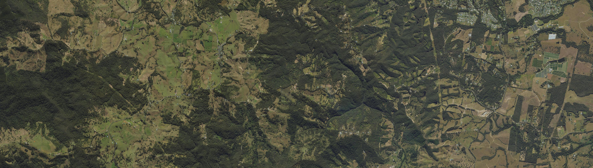 Aerial view of Campbells Pocket, QLD