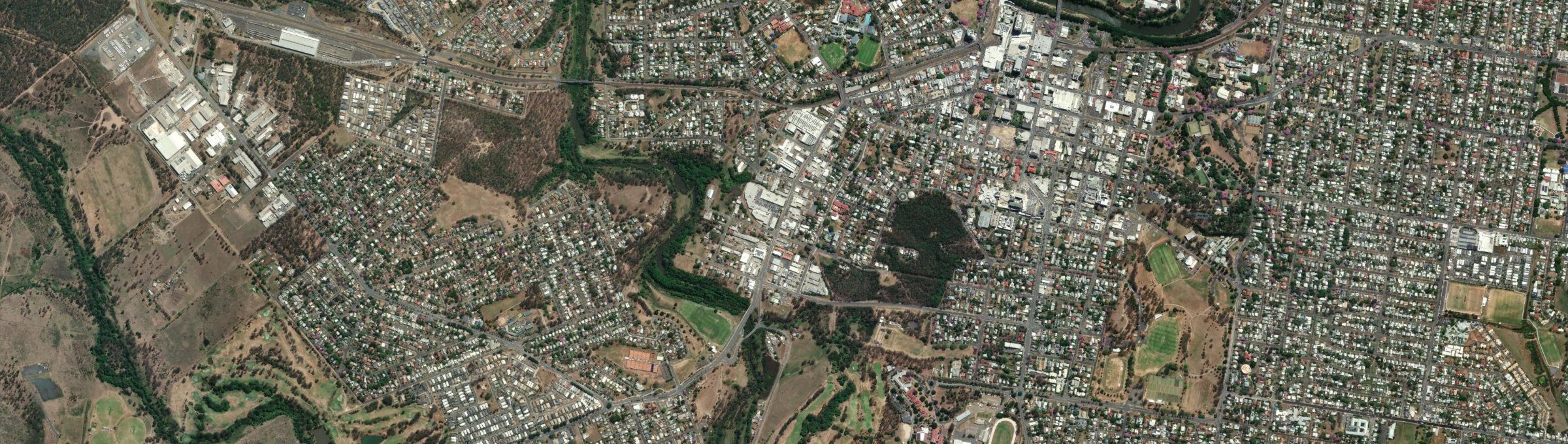 Aerial view of West Ipswich, QLD