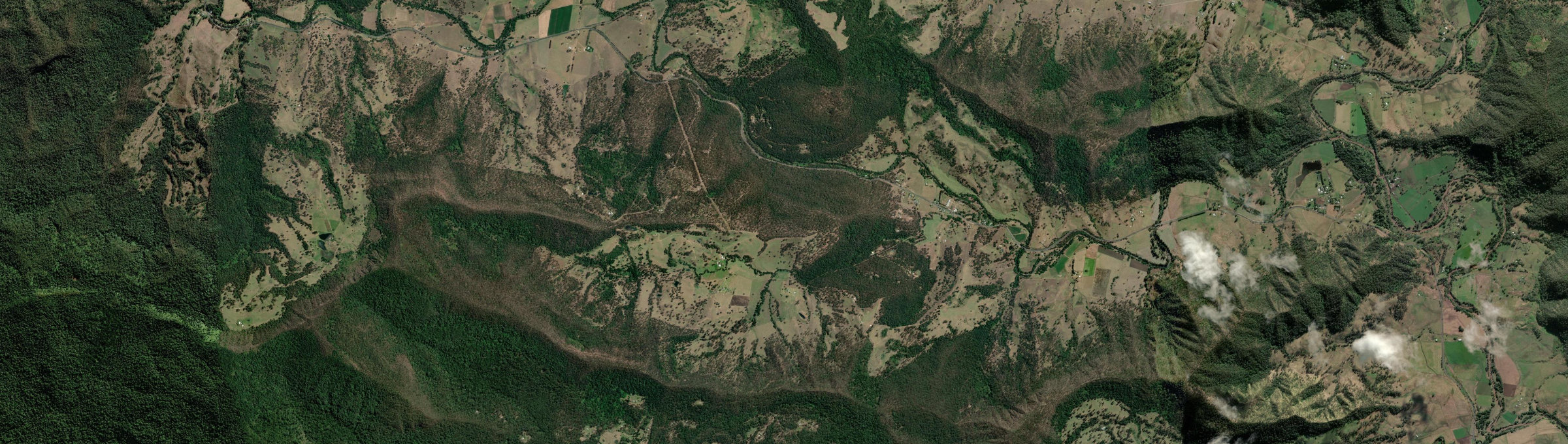 Aerial view of Grevillia, NSW