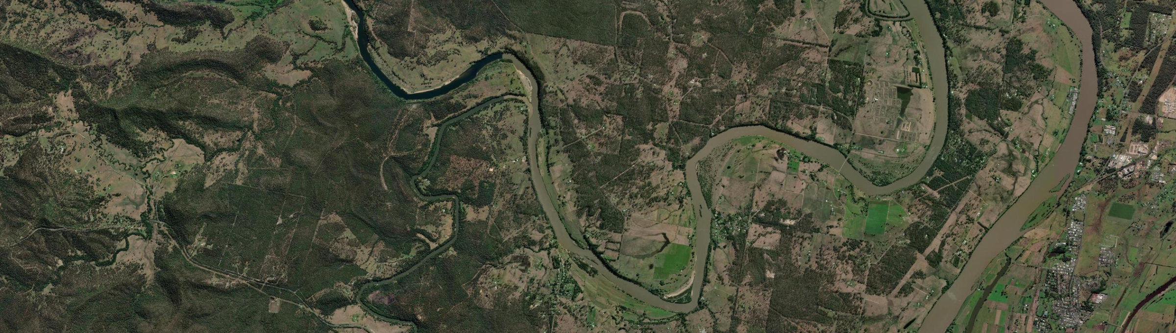 Aerial view of Mylneford, NSW