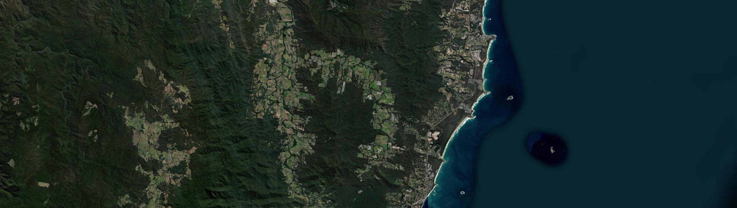 Aerial view of Bucca (NSW), NSW
