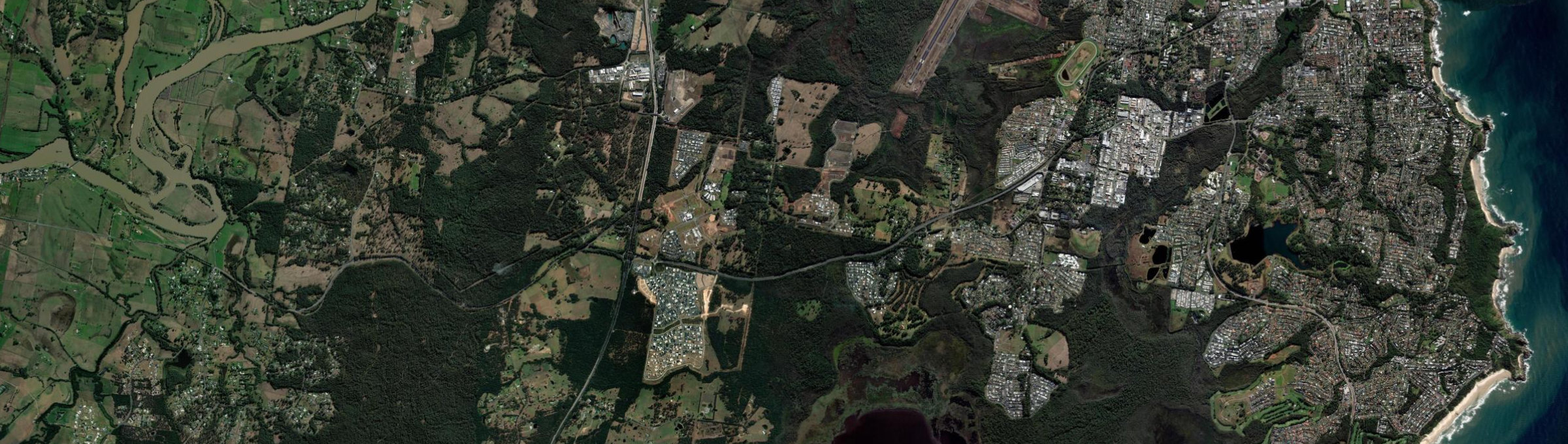 Aerial view of Thrumster, NSW