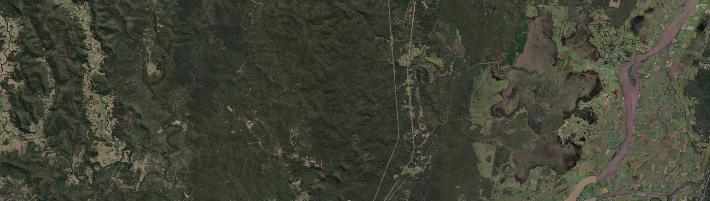 Aerial view of Clifden, NSW