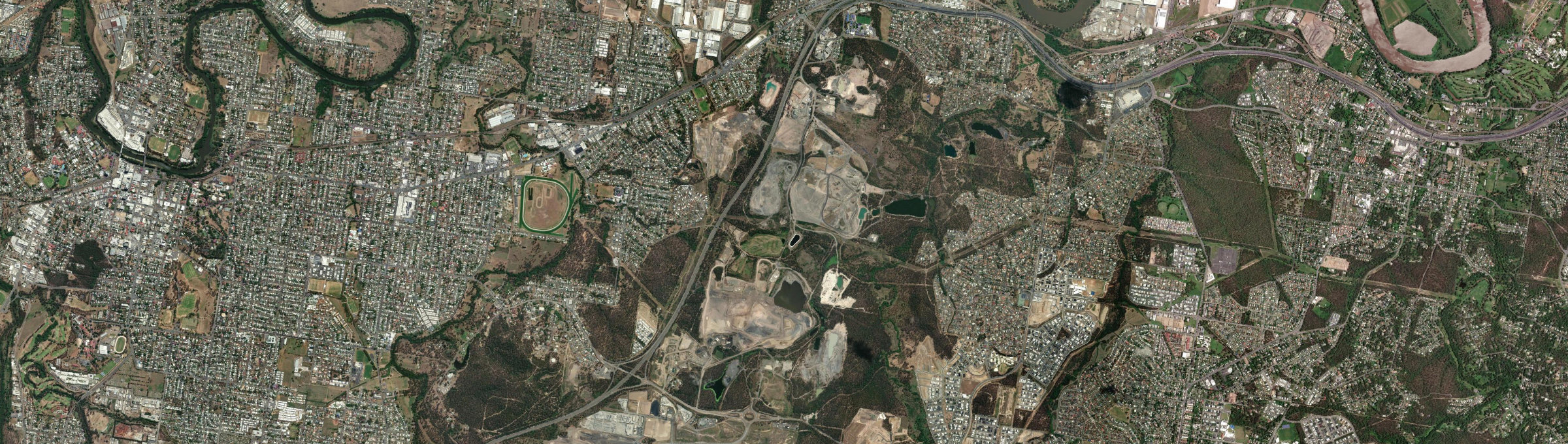 Aerial view of New Chum, QLD