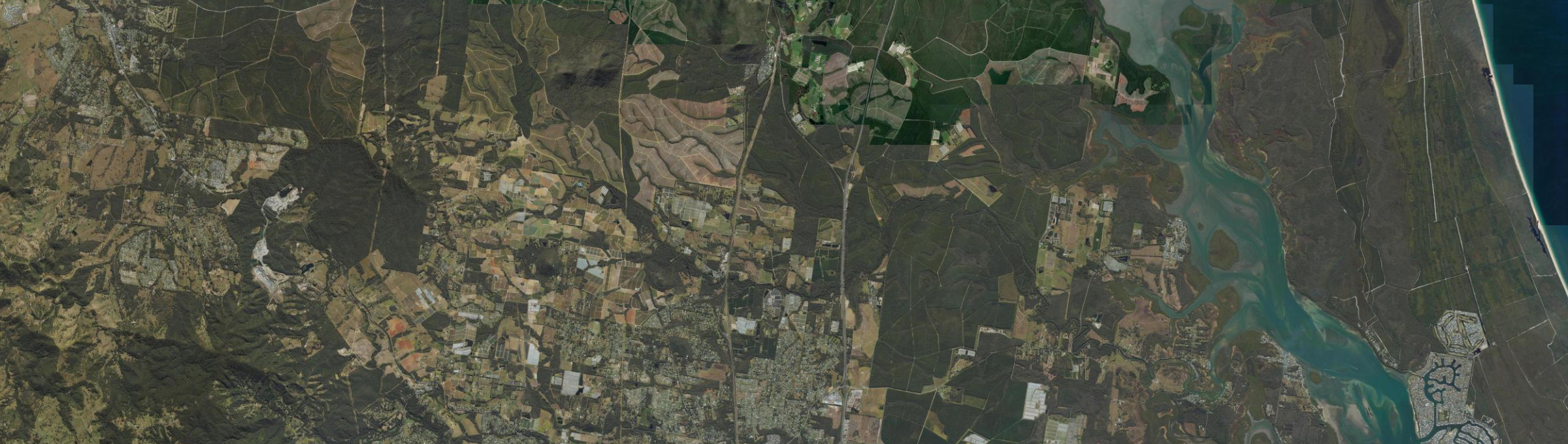 Aerial view of Elimbah, QLD