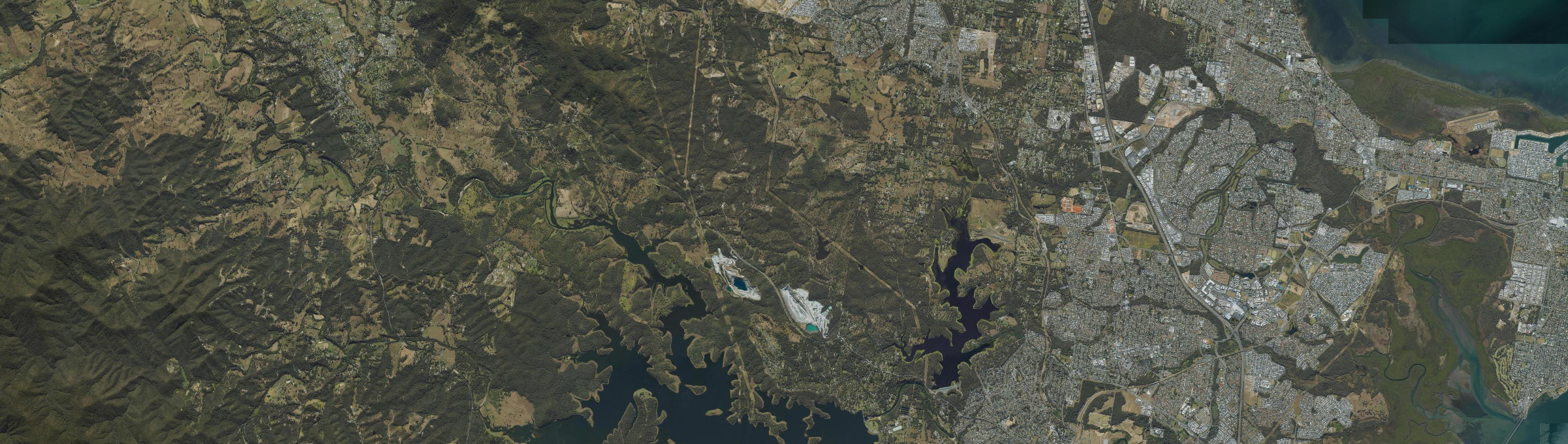 Aerial view of Kurwongbah, QLD