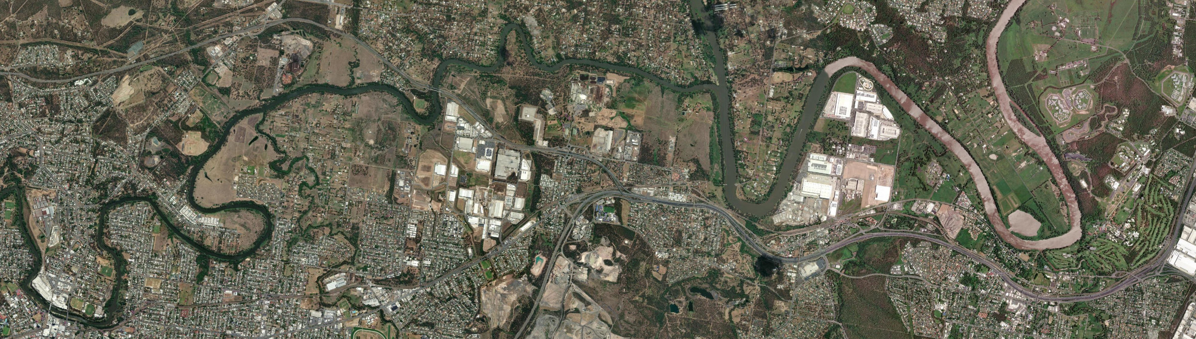 Aerial view of Riverview (Qld), QLD