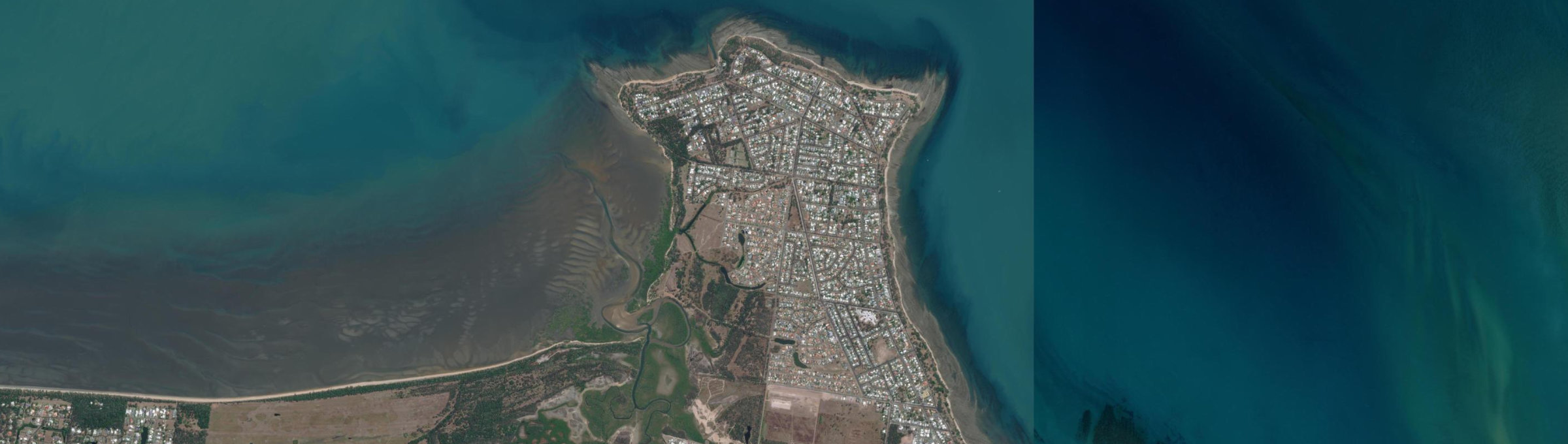 Aerial view of Point Vernon, QLD