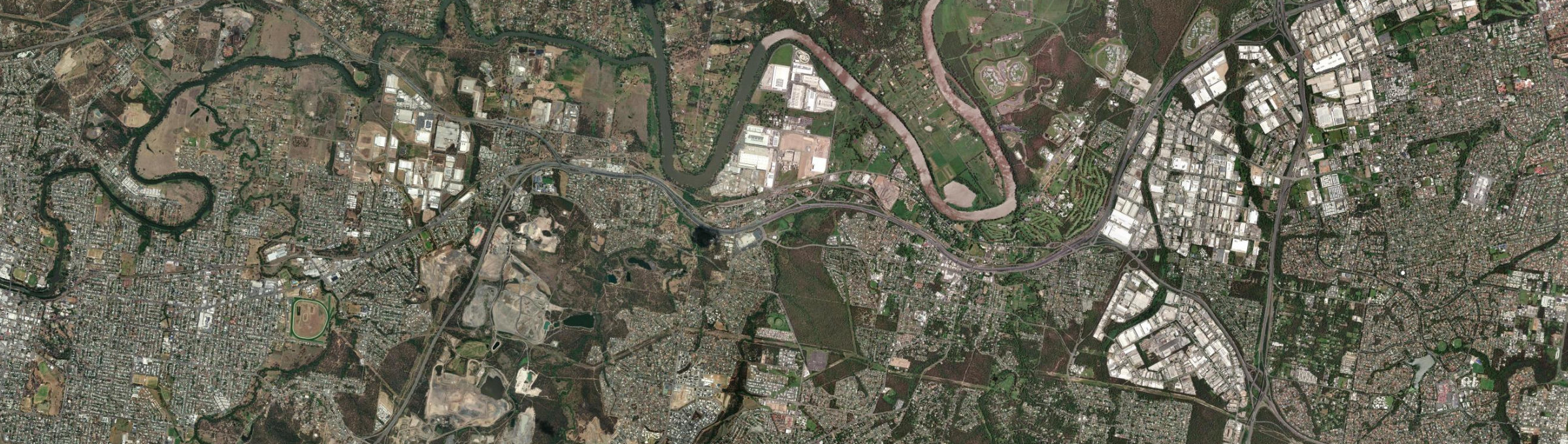 Aerial view of Redbank (Qld), QLD