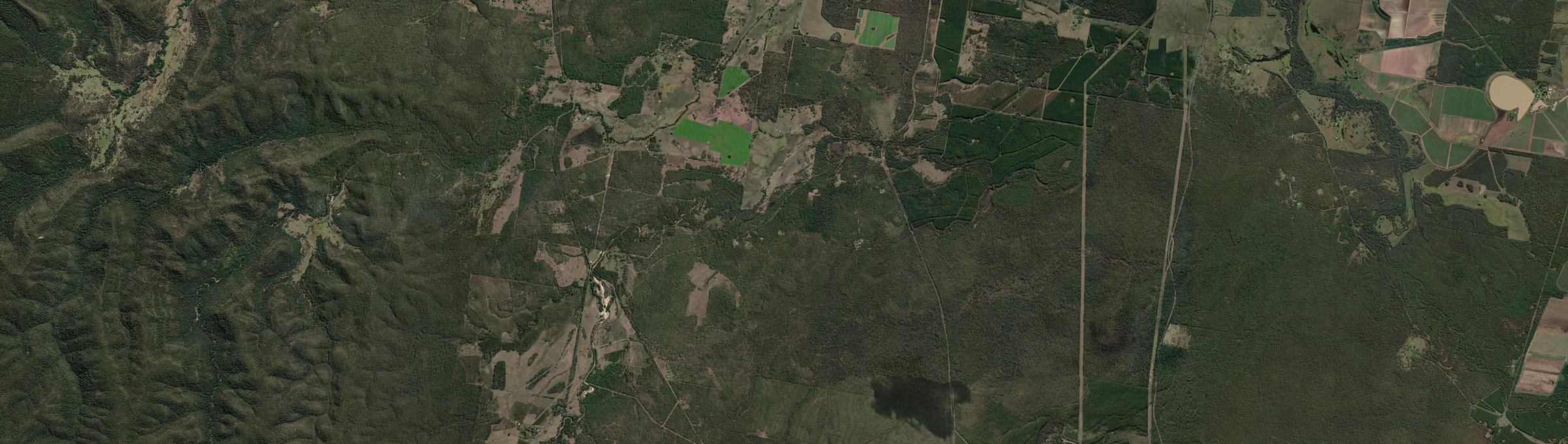 Aerial view of Clearfield, NSW