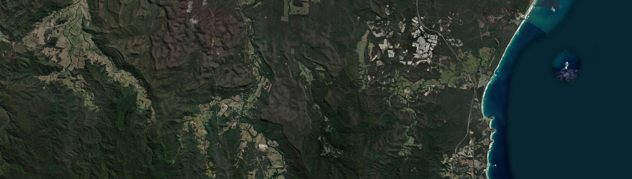 Aerial view of Sherwood (Clarence Valley - NSW), NSW
