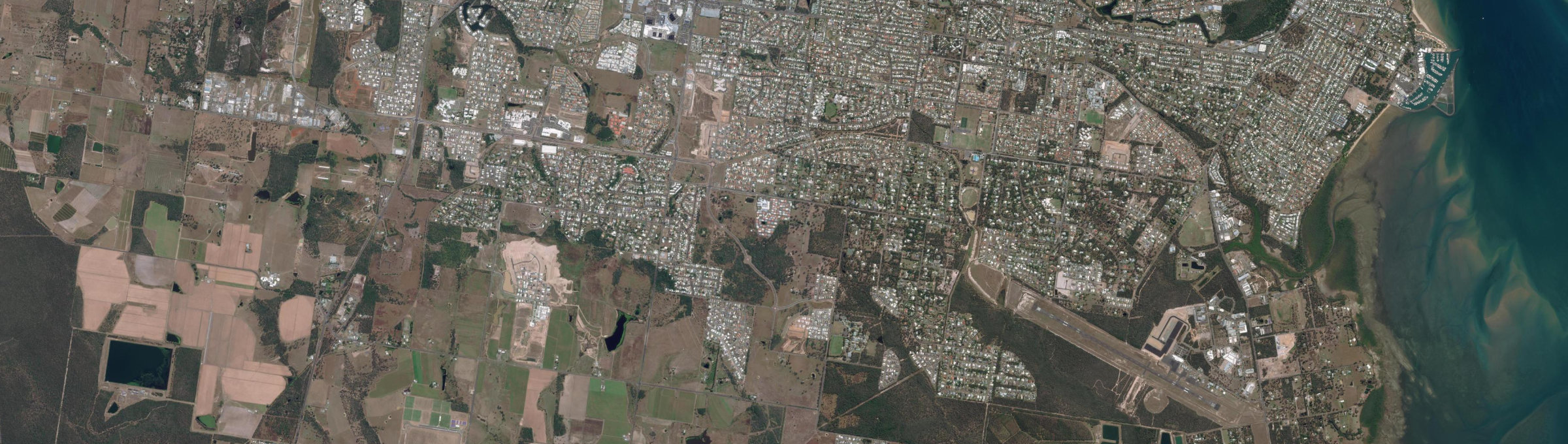 Aerial view of Kawungan, QLD