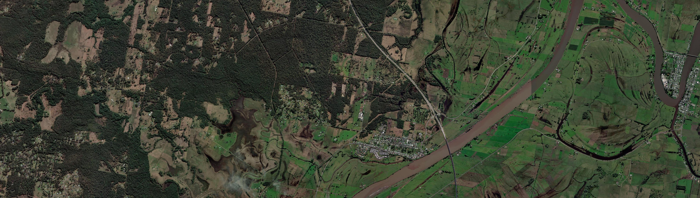Aerial view of Frederickton, NSW