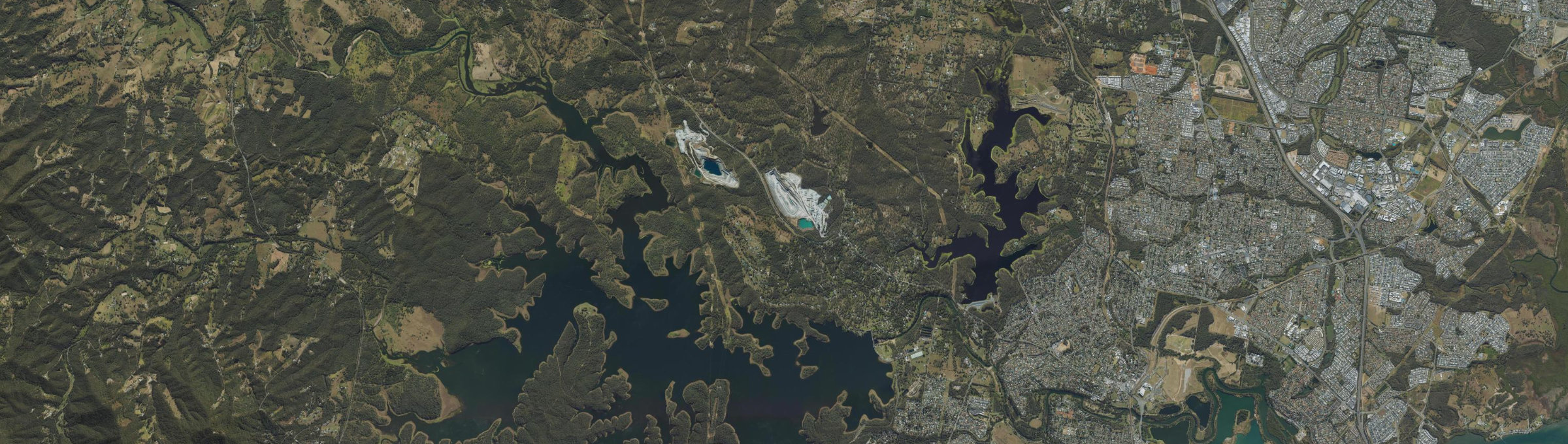 Aerial view of Whiteside, QLD