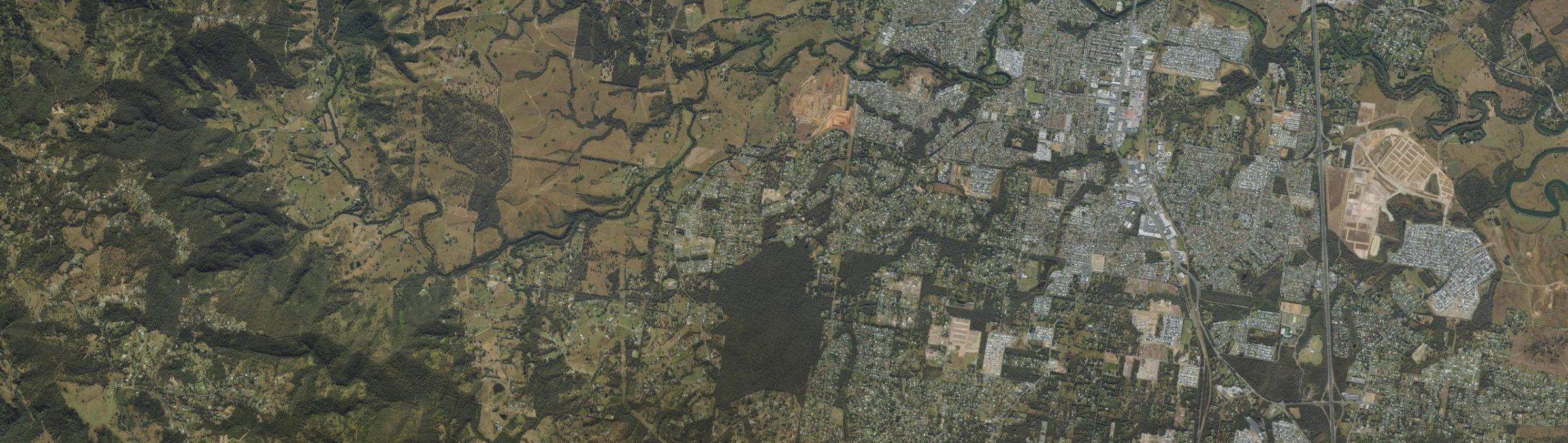 Aerial view of Upper Caboolture, QLD