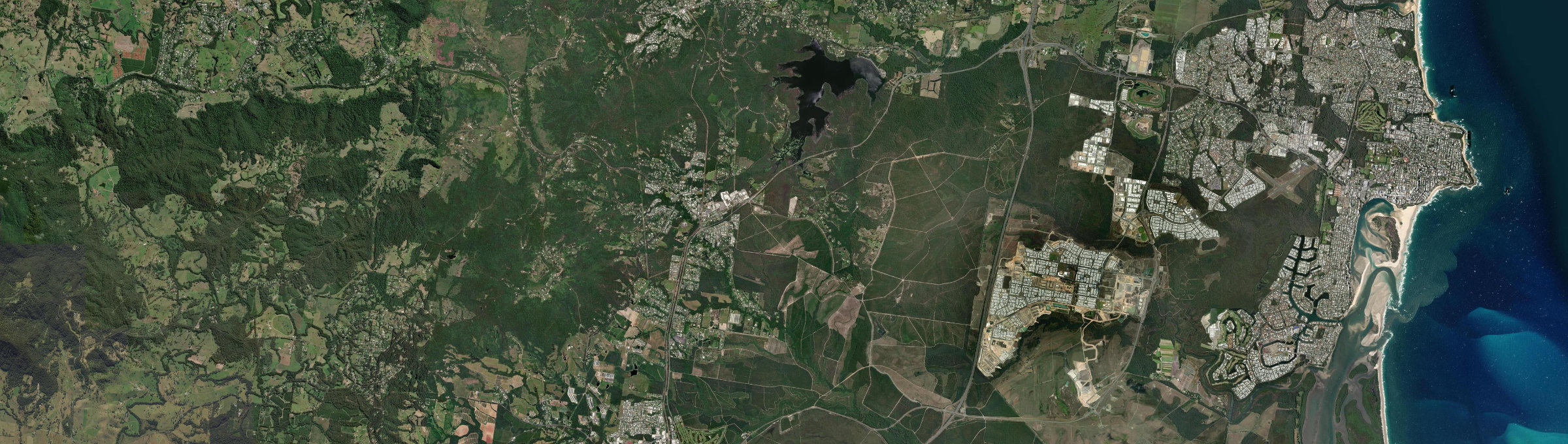 Aerial view of Landsborough (Qld), QLD
