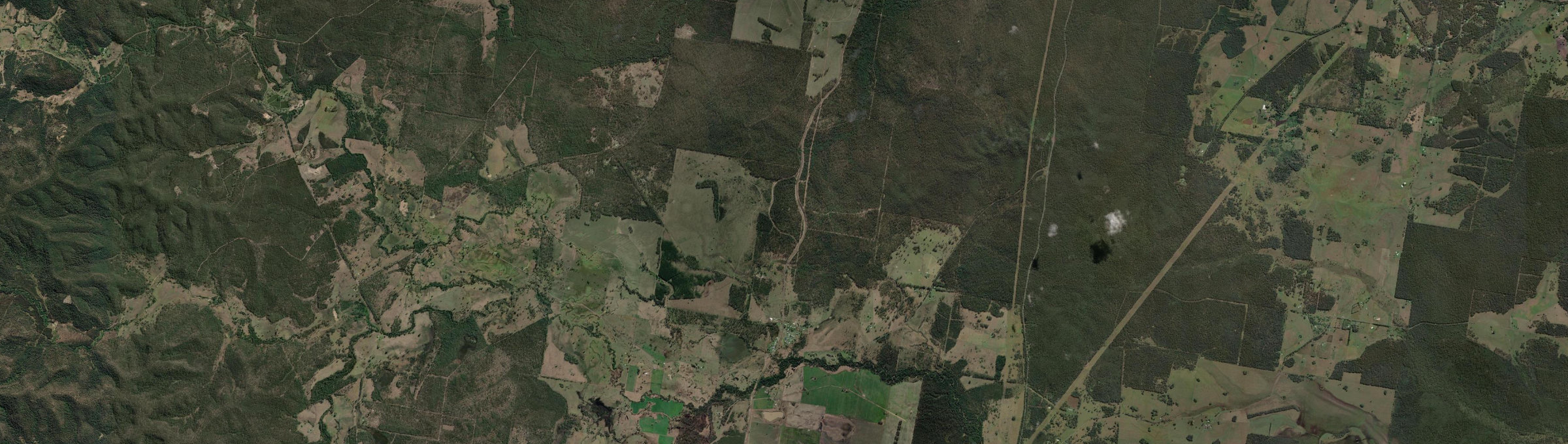 Aerial view of Rappville, NSW