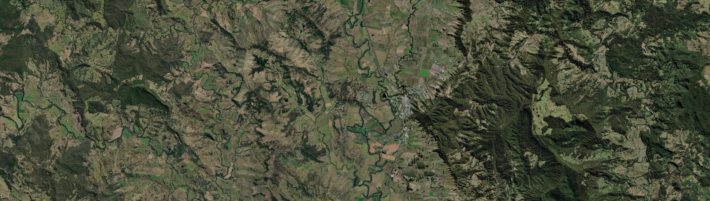 Aerial view of Geneva, NSW