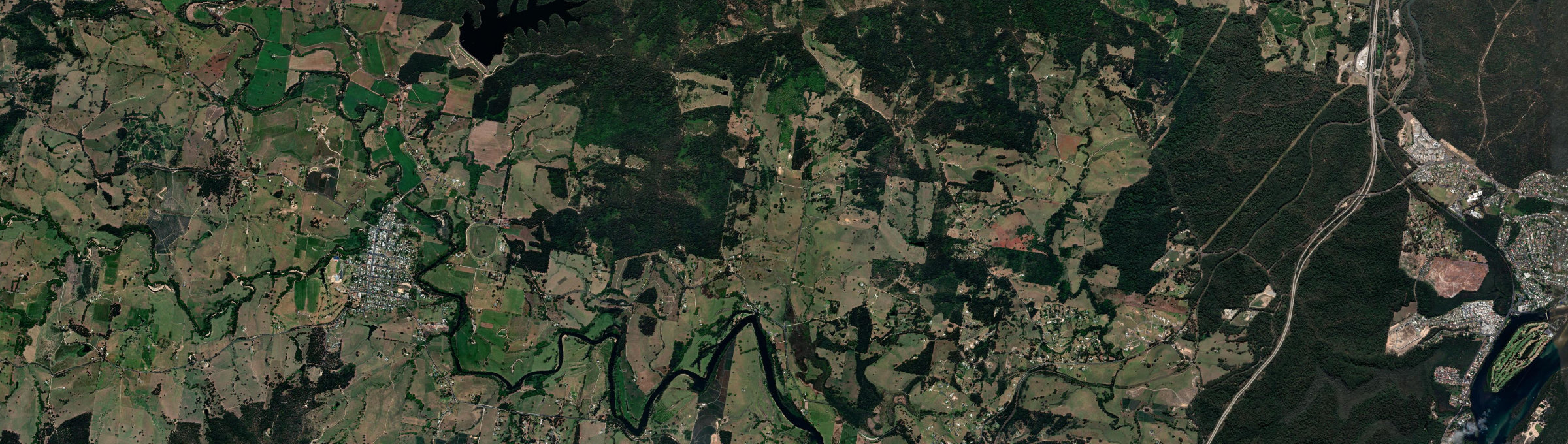 Aerial view of Tewinga, NSW