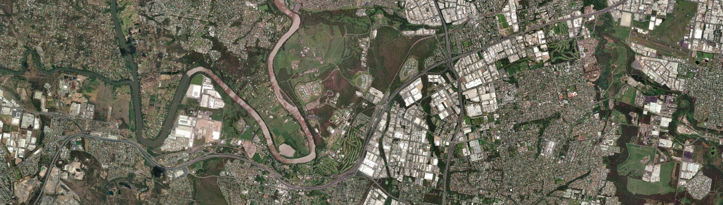 Aerial view of Wacol, QLD